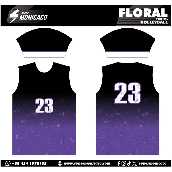 VOLLEYBALL FLORAL 1
