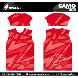CAMO GEOMÉTRICO ROJO 1